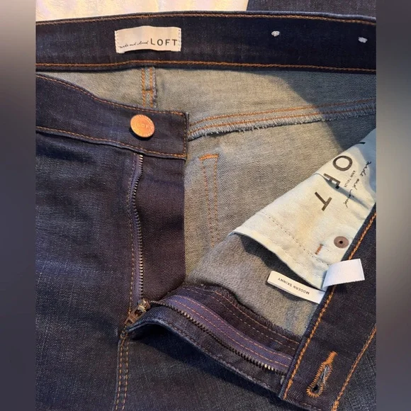 The Loft Dark Blue Denim Jeans - Picture 6 of 10
